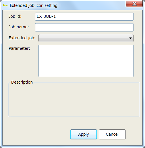 Extended Job Setting