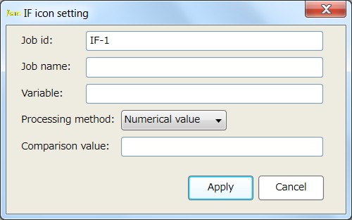 Conditional Branch Setting